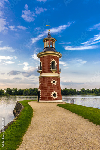 Lighthouse close to Moritzburg, Germany