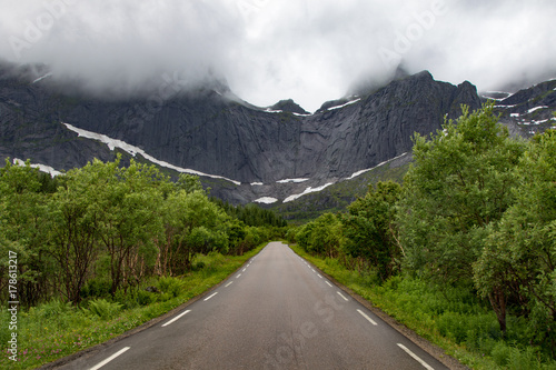 scenic road Lofoten