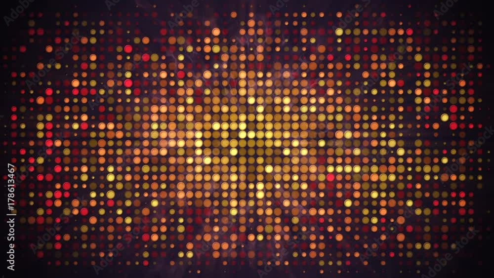Disco wall with flashing lights and smoke. Computer generated seamless loop absrtact background 4k (4096x2304)
Disco wall with flashing lights and smoke. Computer generated seamless loop absrtact background 4k (4096x2304)