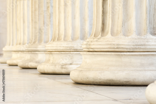 row of columns