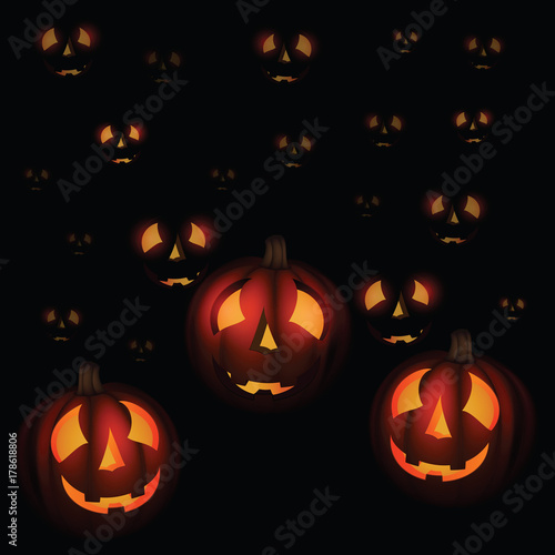 Halloween pumpkin background [Converted]