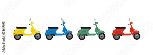 Traveling and scooter transportation 