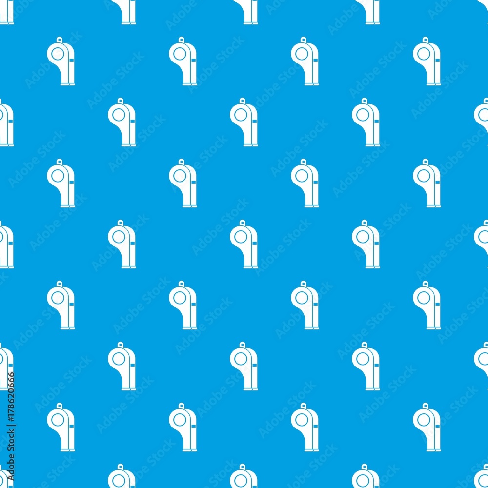 Whistle pattern seamless blue Whistle pattern seamless blue