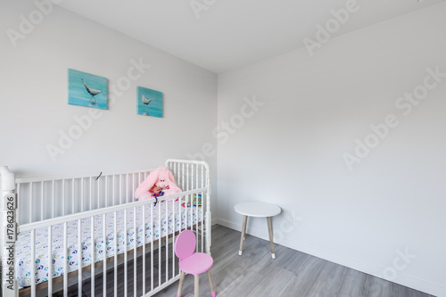 Infant room, interior design.
