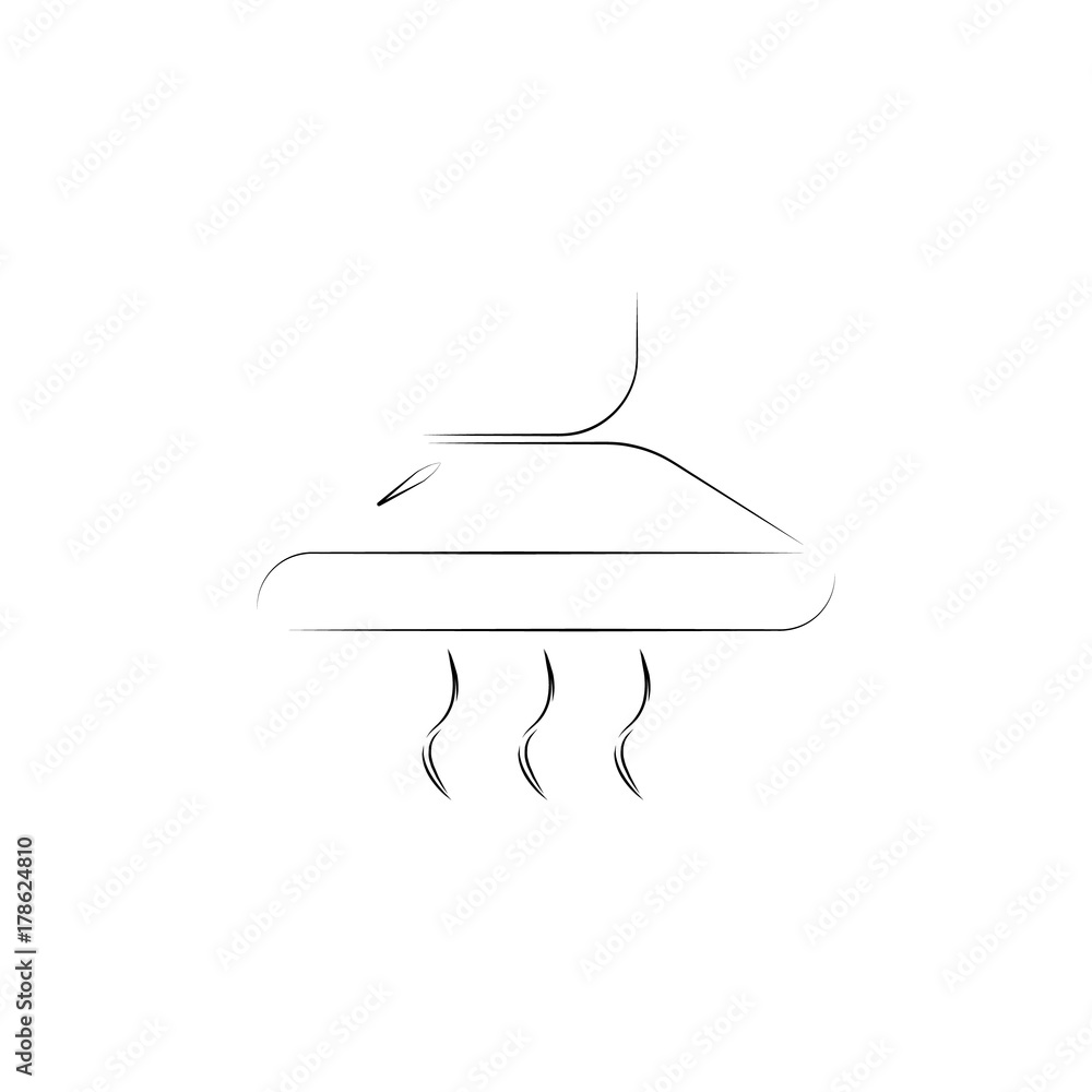Fototapeta premium Kitchen hood logo Kitchen hood icon