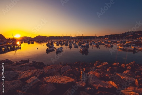 Lerici Marina Scenic Sunset