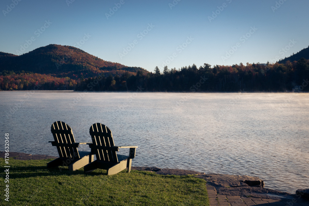 Adirondacks Chairs on the Lake Adirondacks Chairs on the Lake