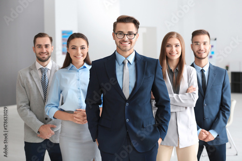 Group of people in office photo