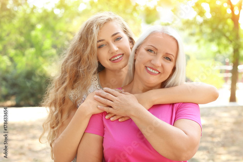 Young woman and her mother ...