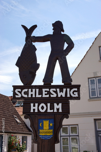 Foto Impressionen aus der Fischersiedlung Schleswig-Holm in Schleswig-Holstein