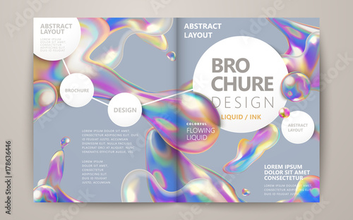 Abstract brochure design