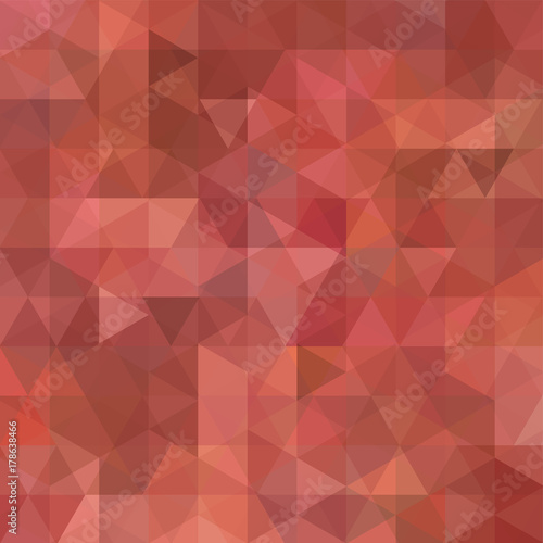 Triangle vector background. Can be used in cover design, book design, website background. Vector illustration. Brown color.