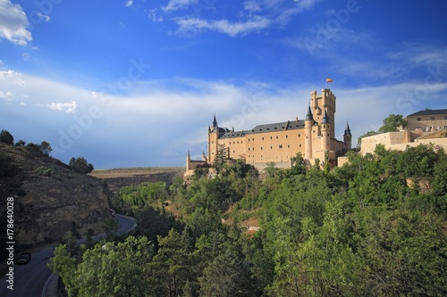 Segovia, Spain. The Alcazar of Segovia. Castilla y Leon