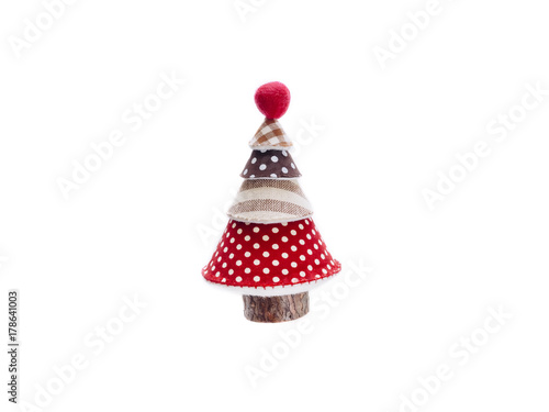 Christmas tree Craft Ornament decoration object Isolated