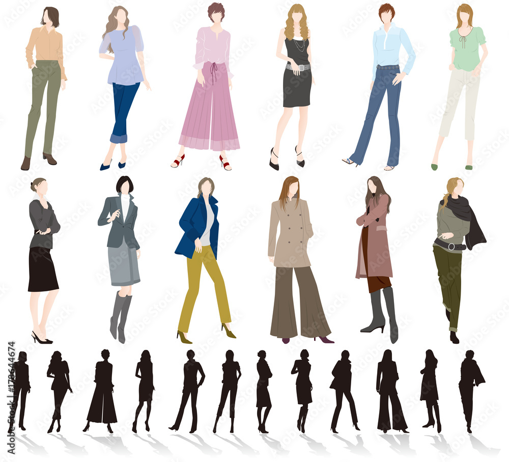 Fototapeta premium Women's fashion