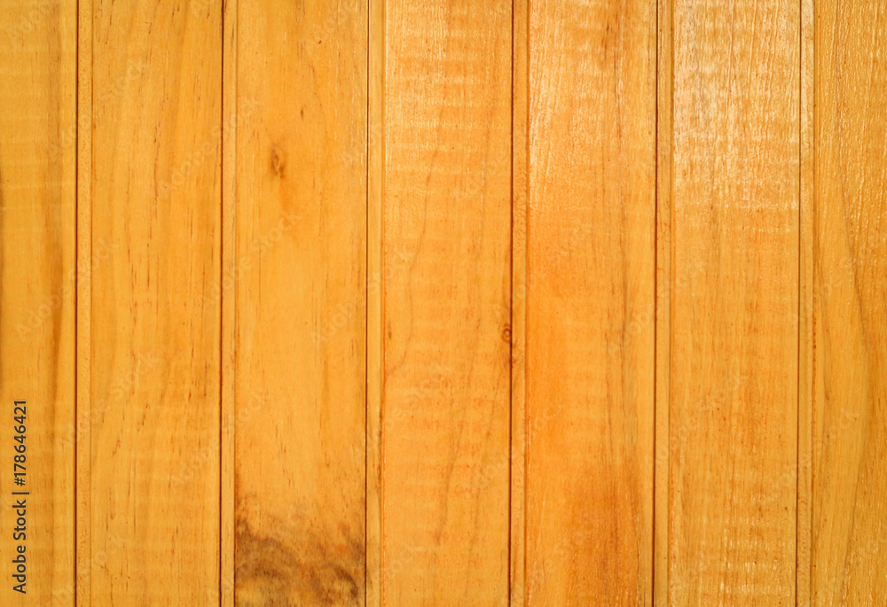 Naklejka premium light yellow wood texture, background light wooden panels.