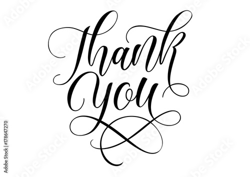 Thank You Lettering