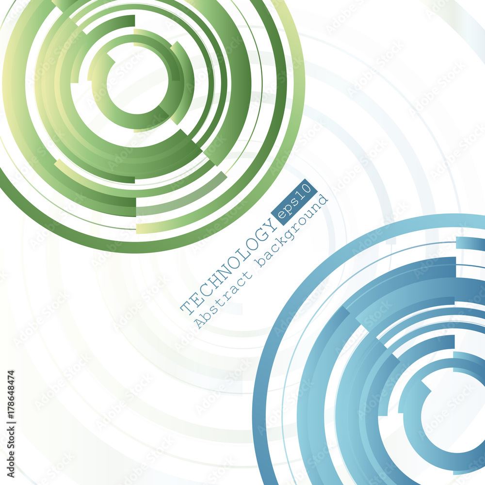 Abstract technology background with various technological elements. Vector illustration. Abstract technology background with various technological elements. Vector illustration.