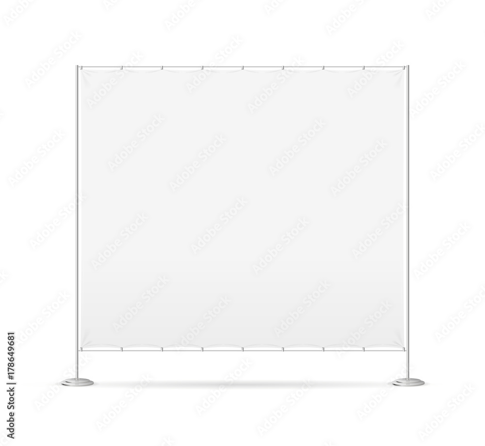Blank Banner Billet Press Wall. Vector Blank Banner Billet Press Wall. Vector
