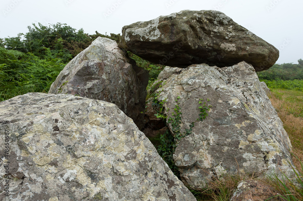 Ancient celtic stone tomb in Normandy France Ancient celtic stone tomb in Normandy France