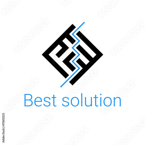 Modern logo for business. Vector illustration symbol