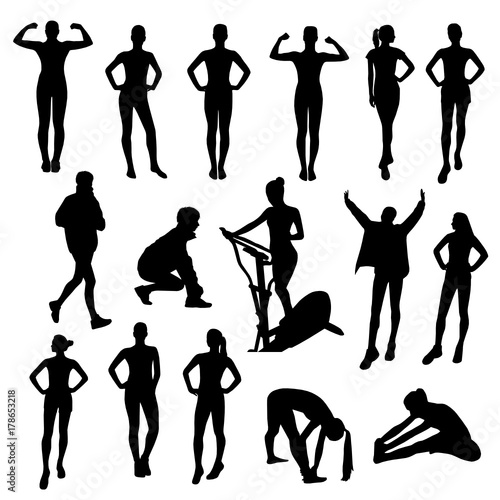 Fitness silhouettes