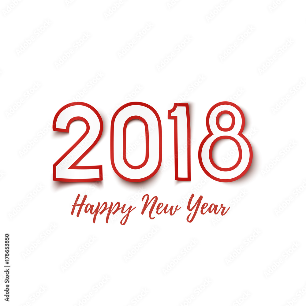 Happy New Year 2018 background. Happy New Year 2018 background.
