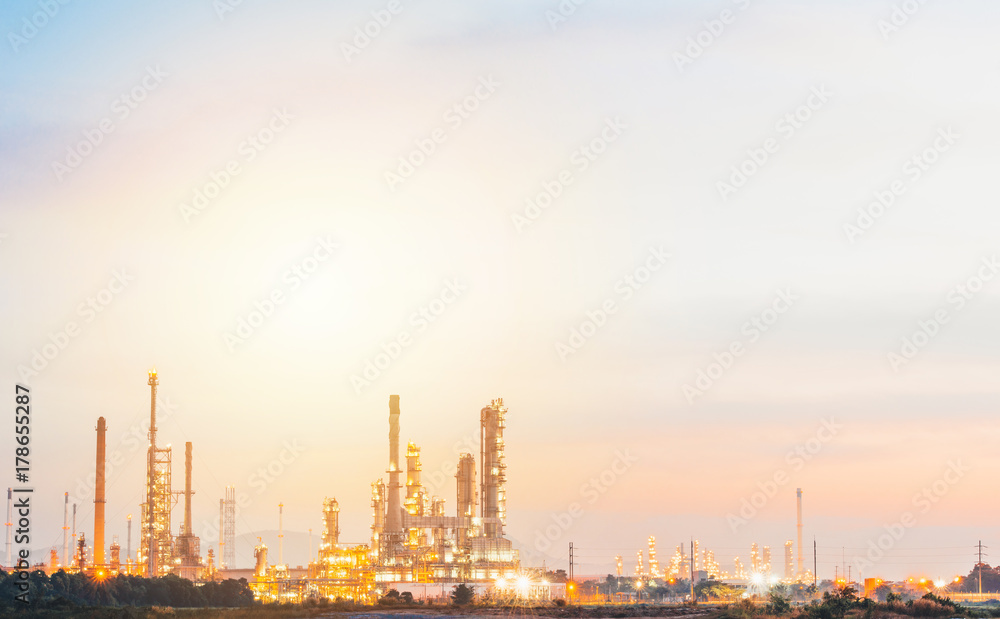 Aerial view oil refinery night background during twilight,Industrial zone,Energy power station. Aerial view oil refinery night background during twilight,Industrial zone,Energy power station.
