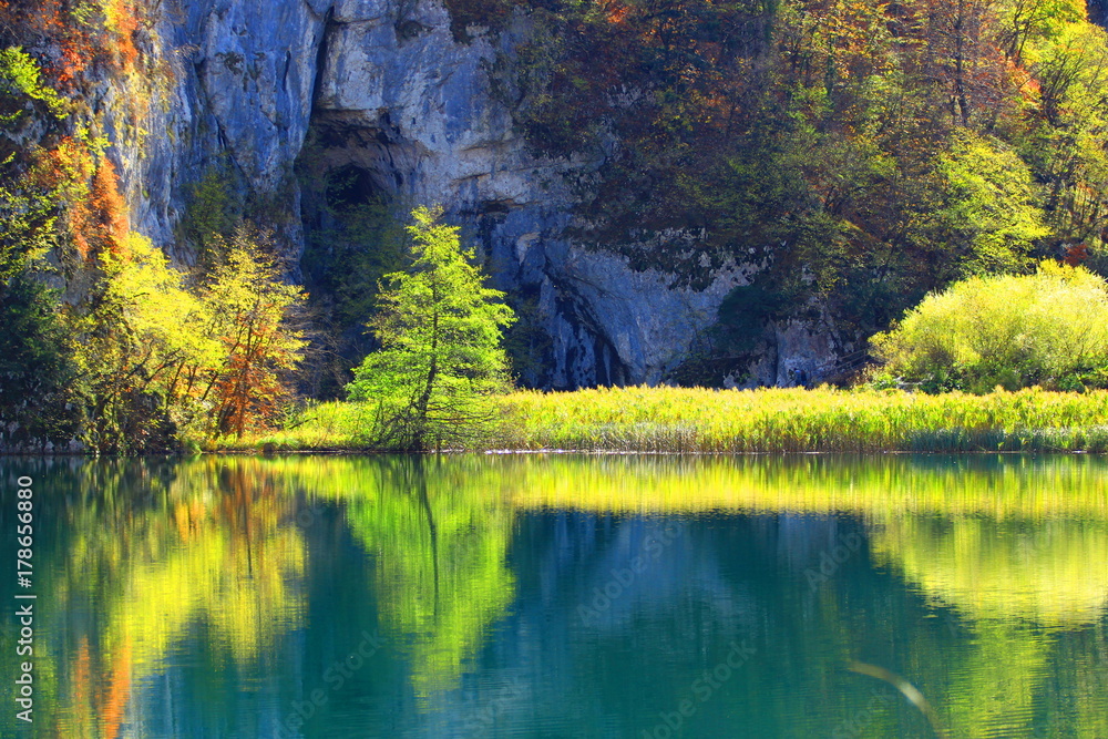 National park Plitvice lakes in Croatia