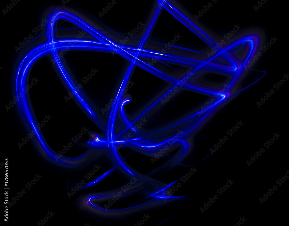 Overlay light, an abstract pattern on a dark background Overlay light, an abstract pattern on a dark background