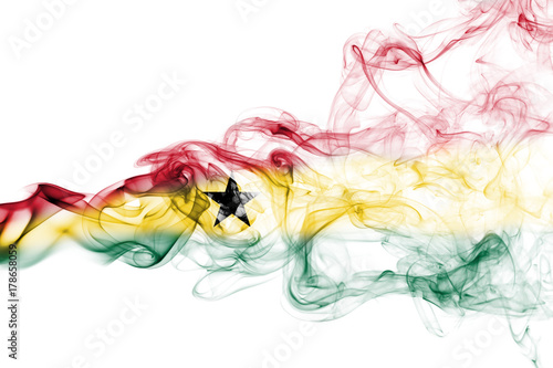 Ghana smoke flag