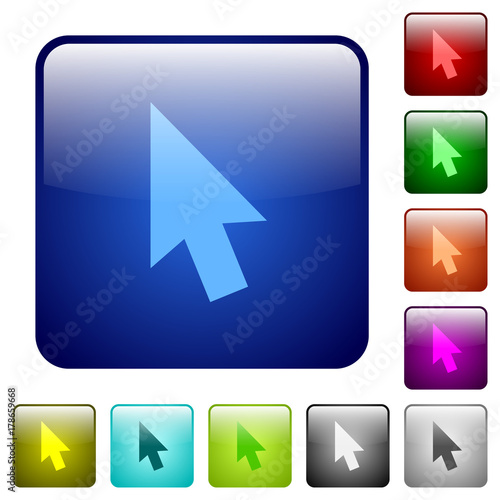 Free Download Mouse cursor color square buttons - GFXLoad