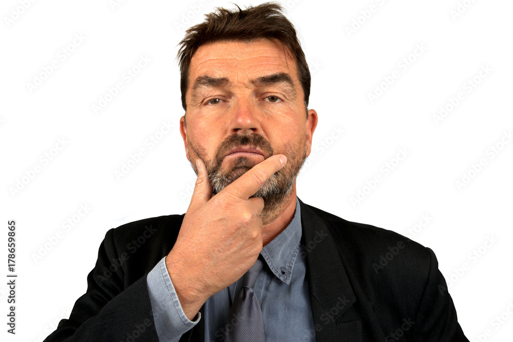 Homme perplexe Homme perplexe