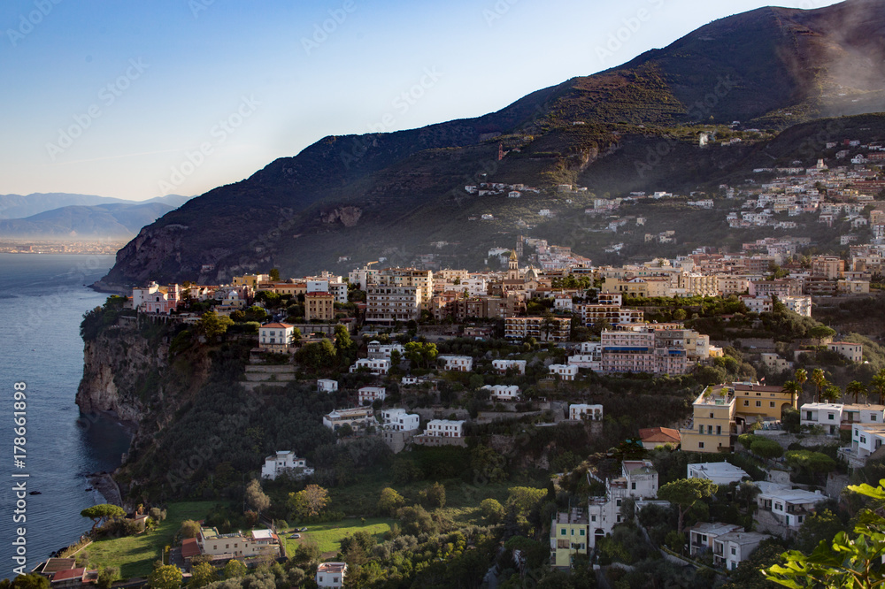 A Foggy Hillside on the Amalfi Coast