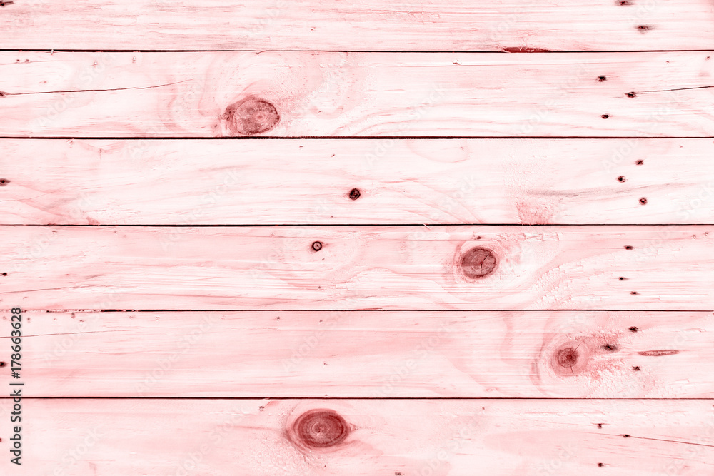 Naklejka premium Soft pink wood board texture and background