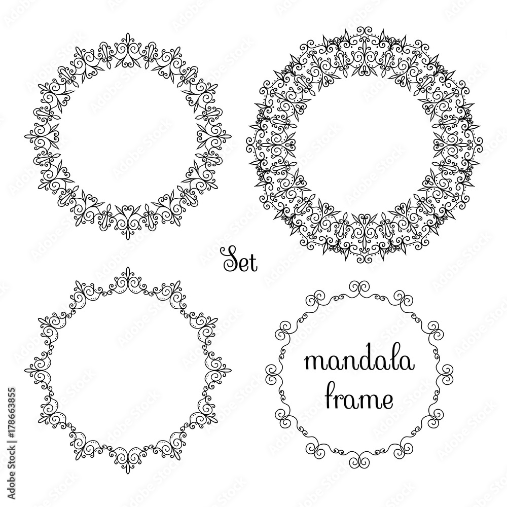 mandala set frame