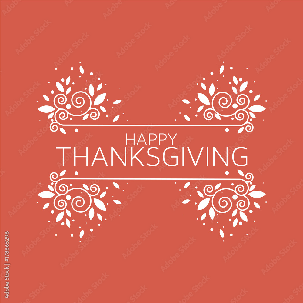 Fototapeta premium happy thanksgiving