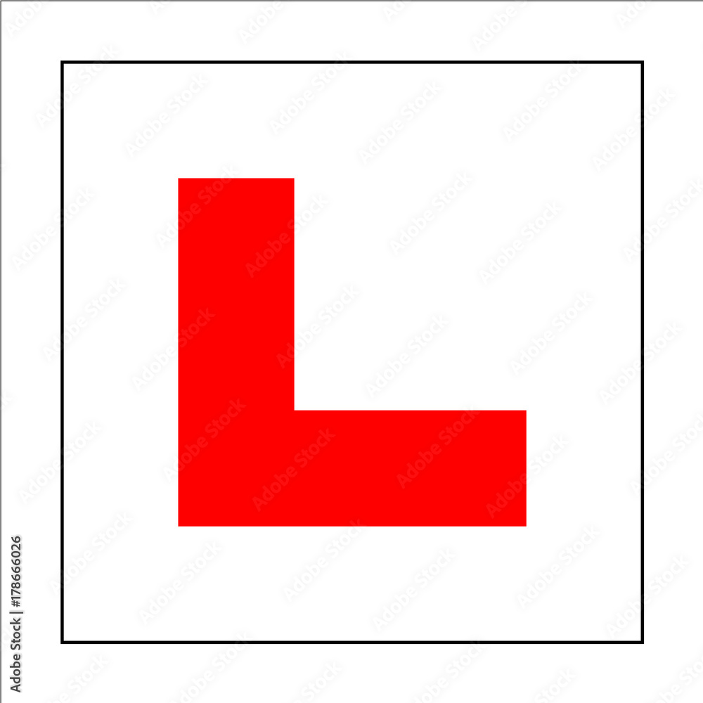 Novice driver sign -  Italia