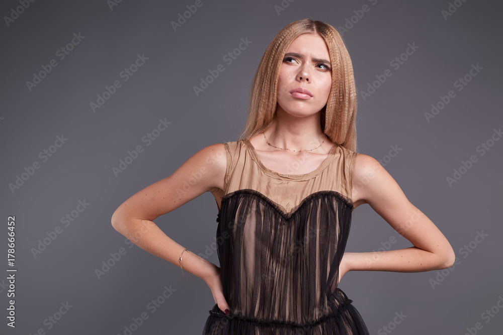 Fashion girl Background isolated Fashion girl Background isolated