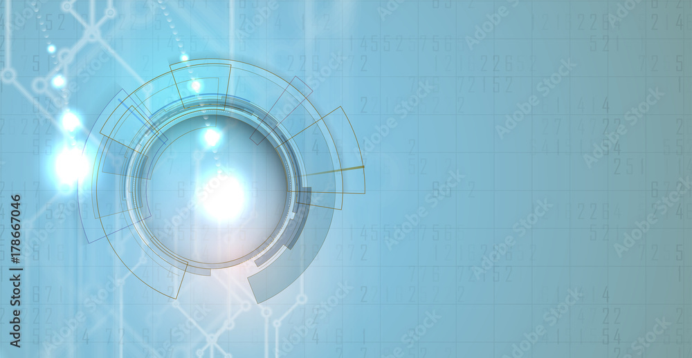 Obraz premium abstract futuristic circuit computer internet technology board business dark background