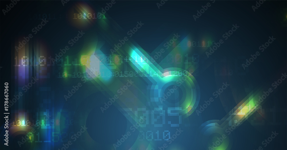 abstract futuristic circuit computer internet technology board business dark background