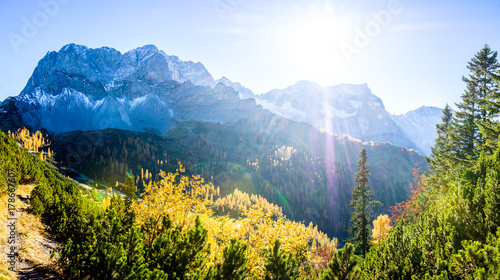 Tableau sur toile karwendel mountains