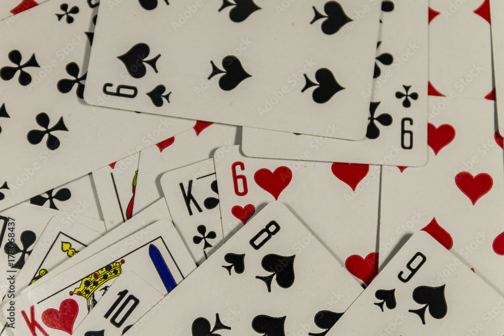 Background of the playing cards Background of the playing cards