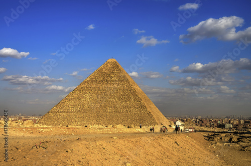 Pyramids of Giza. Cairo  Egypt.