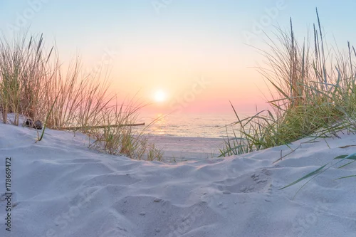 Obraz Zachód słońca nad Morzem Bałtyckim