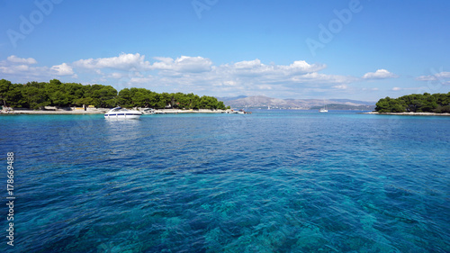Εκτύπωση καμβά blue lagoon in the croatian sea