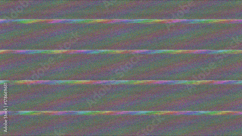 Glitch TV Screen. Abstract background. Digital illustration. 3d rendering
