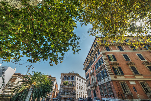 Buildings in Lungotevere Marzio in Rome