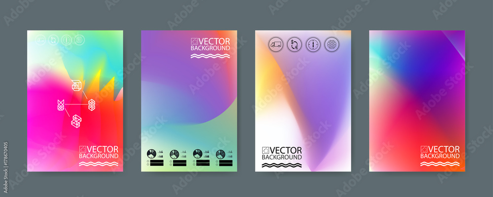 Geometric trendy illustration background, placard, hologram geometric style flat and 3d design elements. Retro art for covers, banners, flyers and posters.