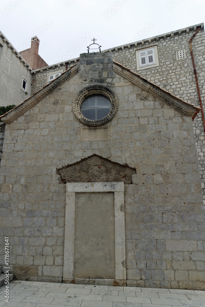 historical old town of dubrovnik in croatia